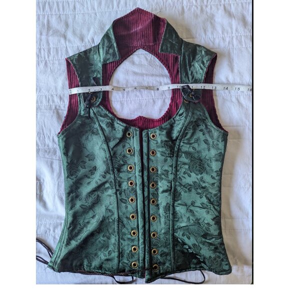 Renaissance Faire Bodice Corset - Huntress Style - Size Small - Picture 3 of 5